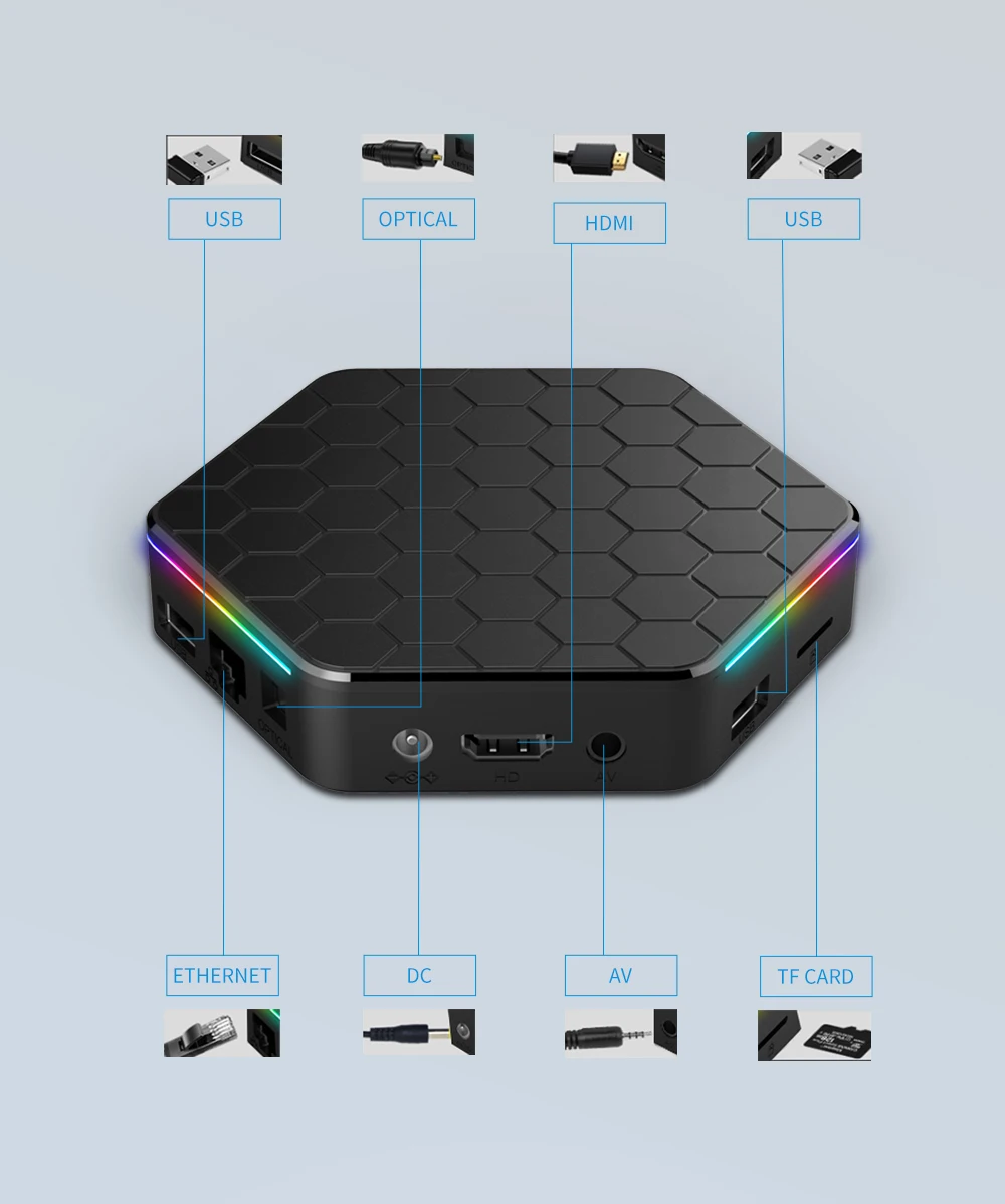 Original Factory Android 12.0 TV Box T95Z Plus - Dual Band Wifi & BT