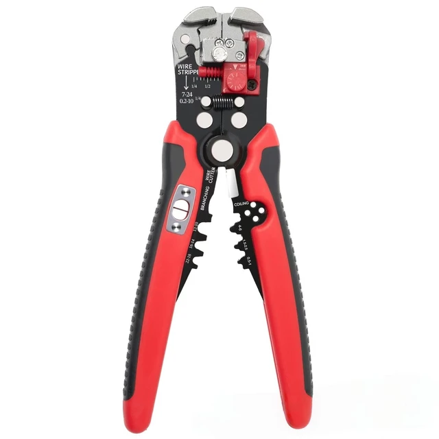Multifunctional Automatic Electrician's Pliers Upgraded Wire Stripper Cutter Skin Line Wire Puller Telecom Stripping Tool
