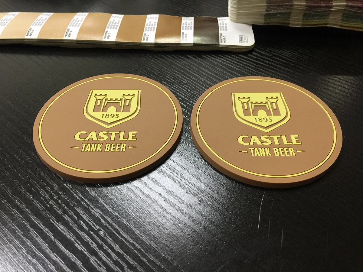 Custom PVC and Silicone Coasters - Durable and Stylish
