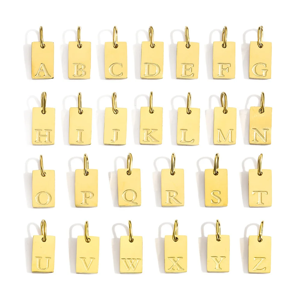 Wholesale Custom Letter Charms - Perfect for DIY Jewelry