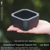 Thick style-Plastic-9cm9cm5cm-jet black