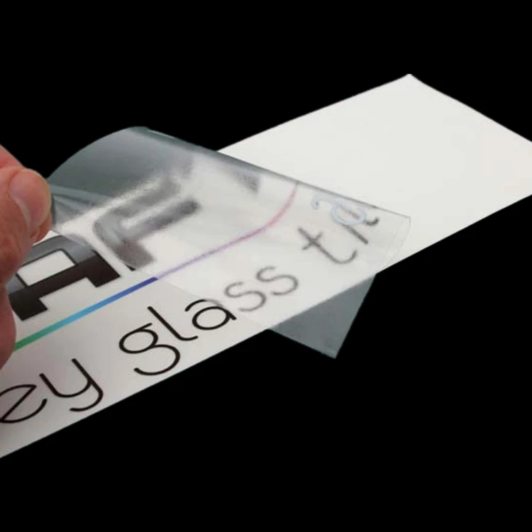 die cut transparent stickers