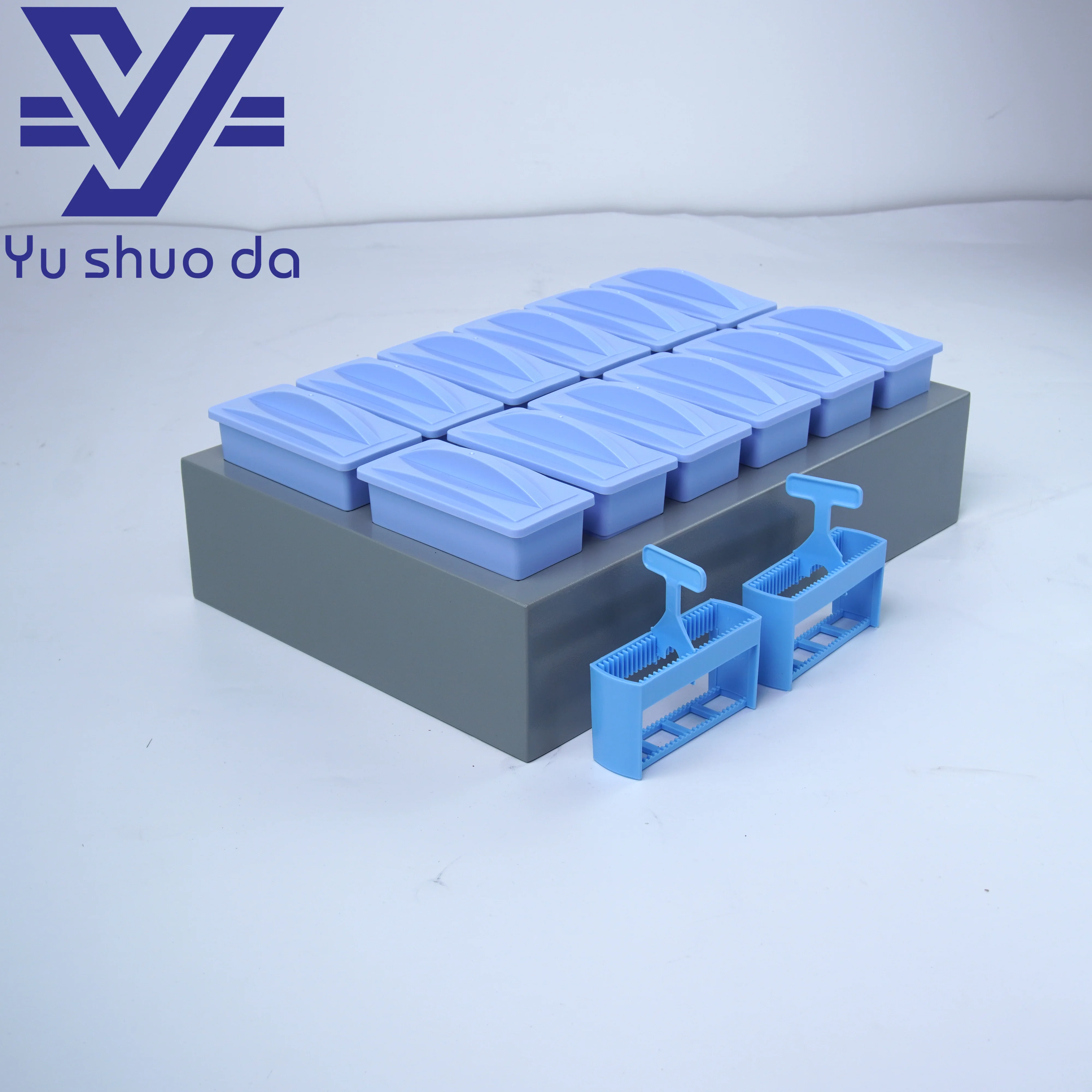 plastic staining jar and rack 