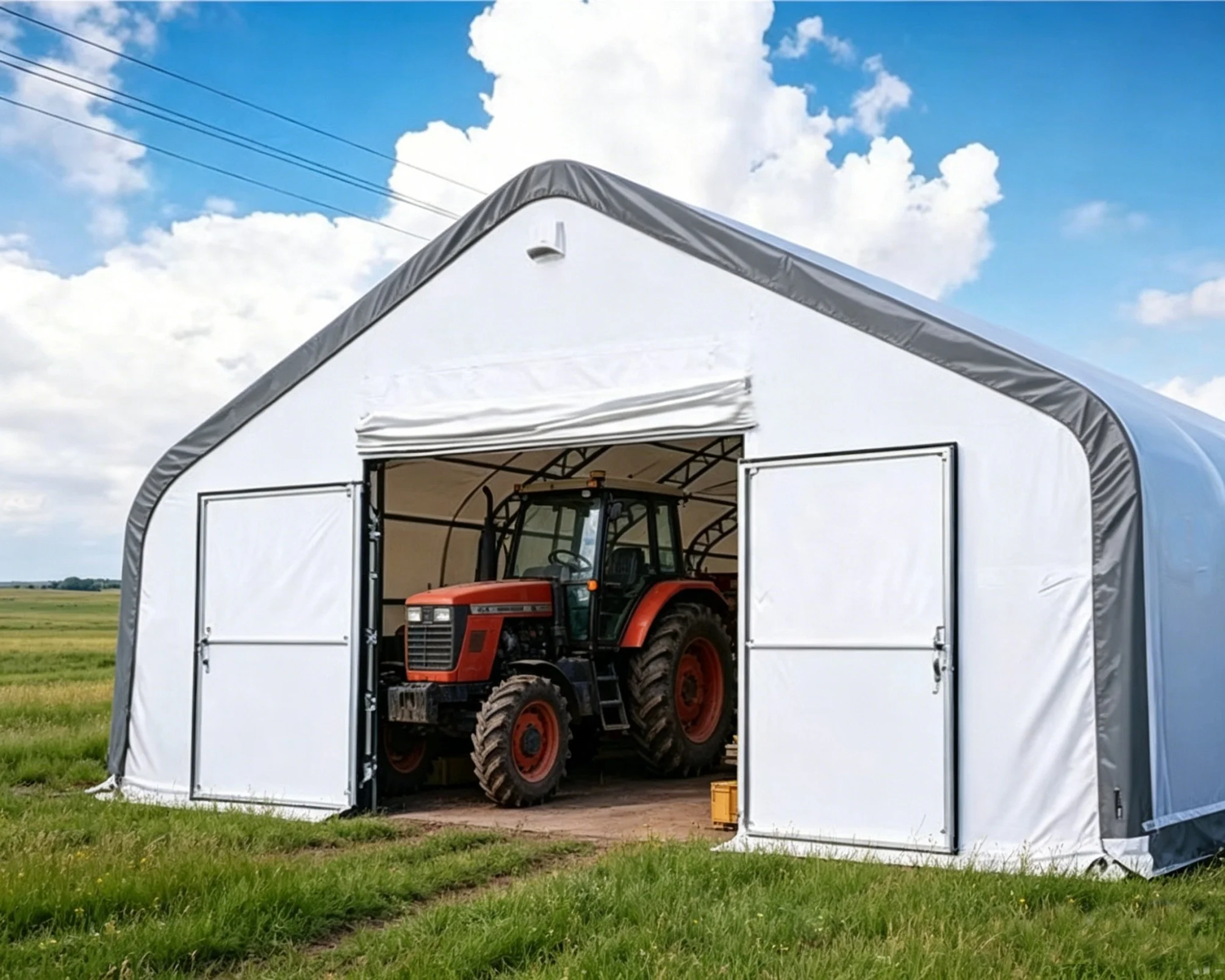 Agricultural  Storage Shelter,  Heavy Duty Warehouse Tent, Hay Crop Storage Tent