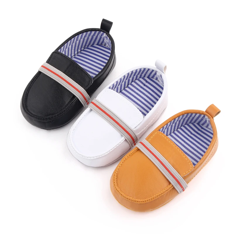 Spring Autumn Soft PU Leather Baby Toddler Boy Shoes