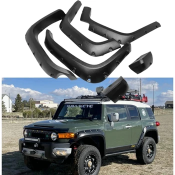 YBJ Car accessories abs 4x4 Offroad Modified With Rivet wheel arch flares for fj cruiser GSJ10 GSJ15 2007-2016 fender flare