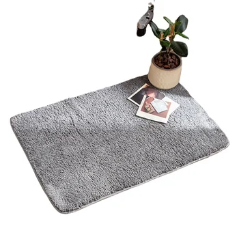 High Quality  Non-slip Bottom Microfiber Carpet Bath Mat Rug For Bathroom Kitchen Bedroom