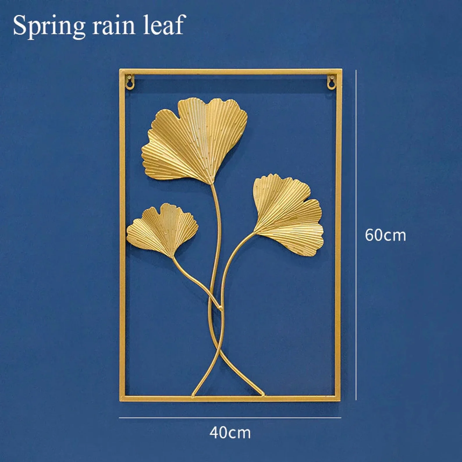 Gold Metal Wall Art Rectangle Living Room Wall Home Decor 3 Panels Leaf Metal Wall Art Buy