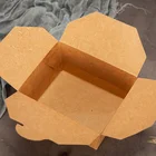 First-class Disposable Container Custom Size Accepted Brown Paper Boxes Cup Cake
