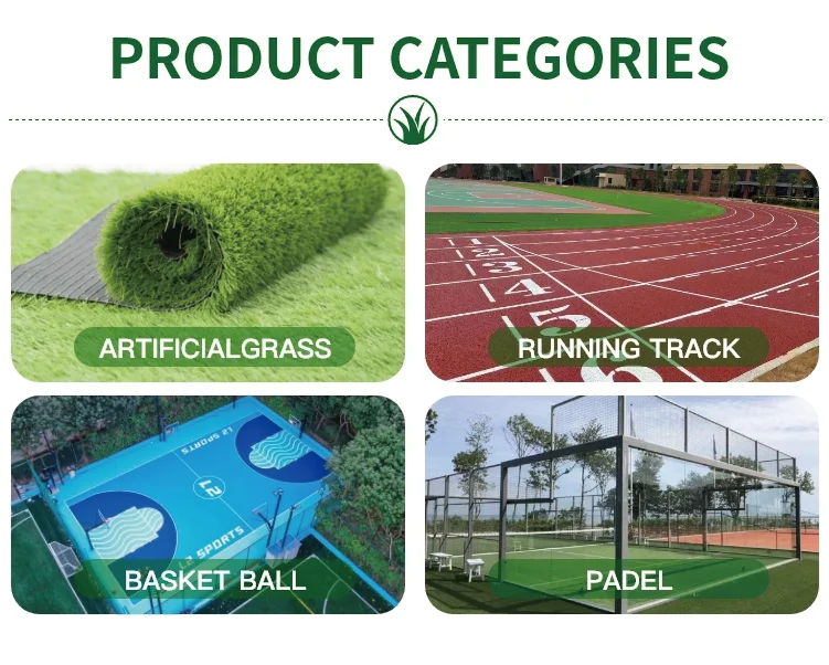 50mm Pile Height Artificial Grass with Easy Installation Soft Touch and High Tenacity for Football Fields