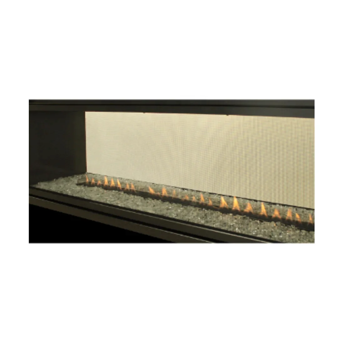 Customized Any Size Cheap Household Gas Fireplace Two-Sided Gas Fireplace Vented Remote Control Rectangle Gas Fireplace