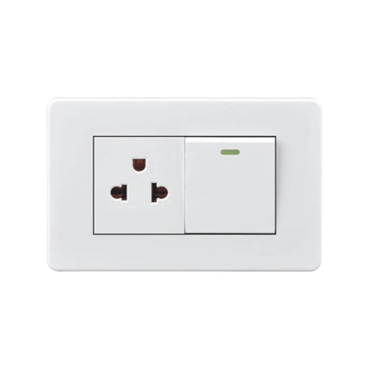 Factory PC Material New Selling 20A Multi Socket and Switch US Standard Electrical Socket for Electrical Home