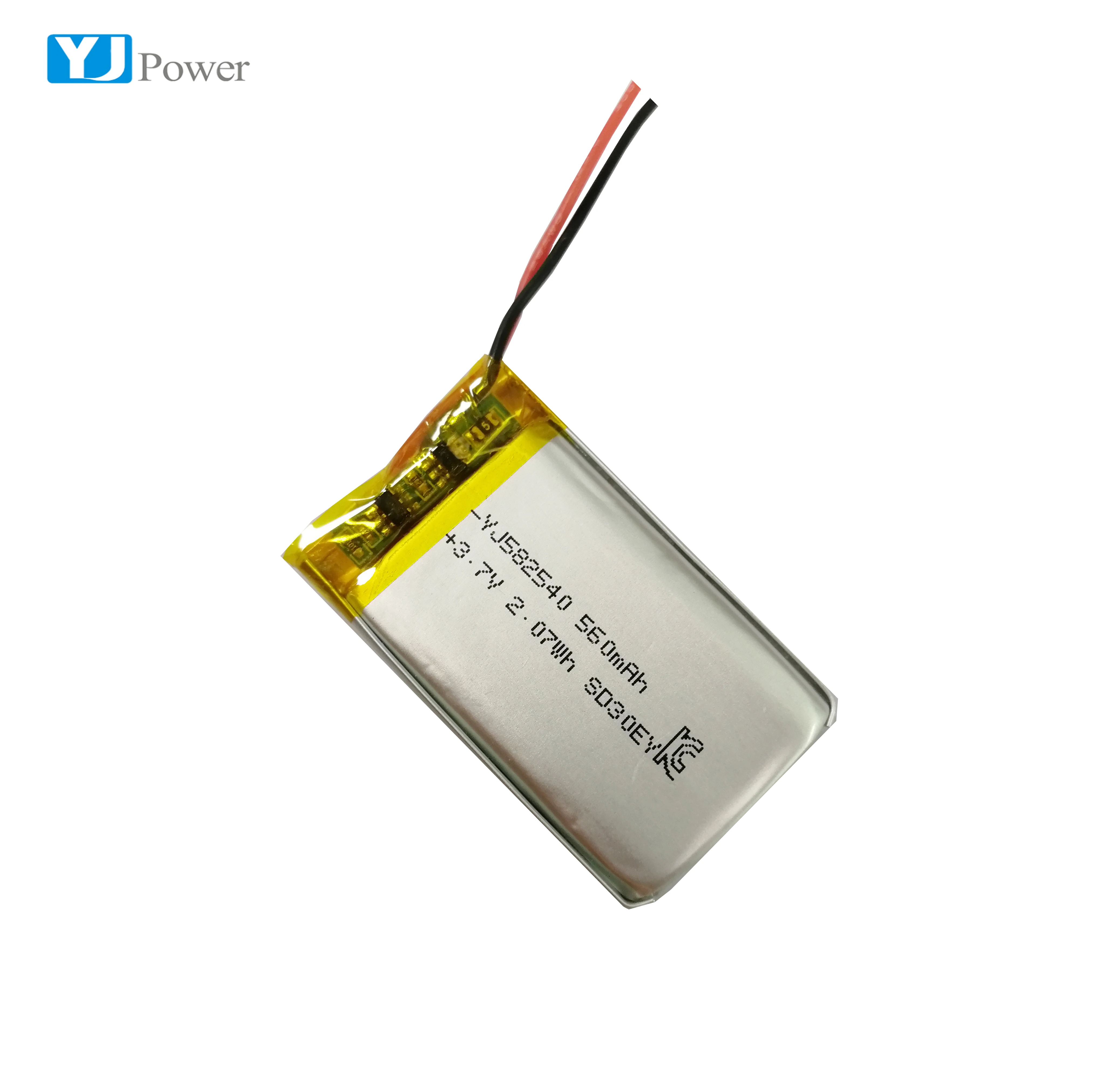 lipo YJ582540 560mAh 3.7v Lithium polymer rechargeable battery for 