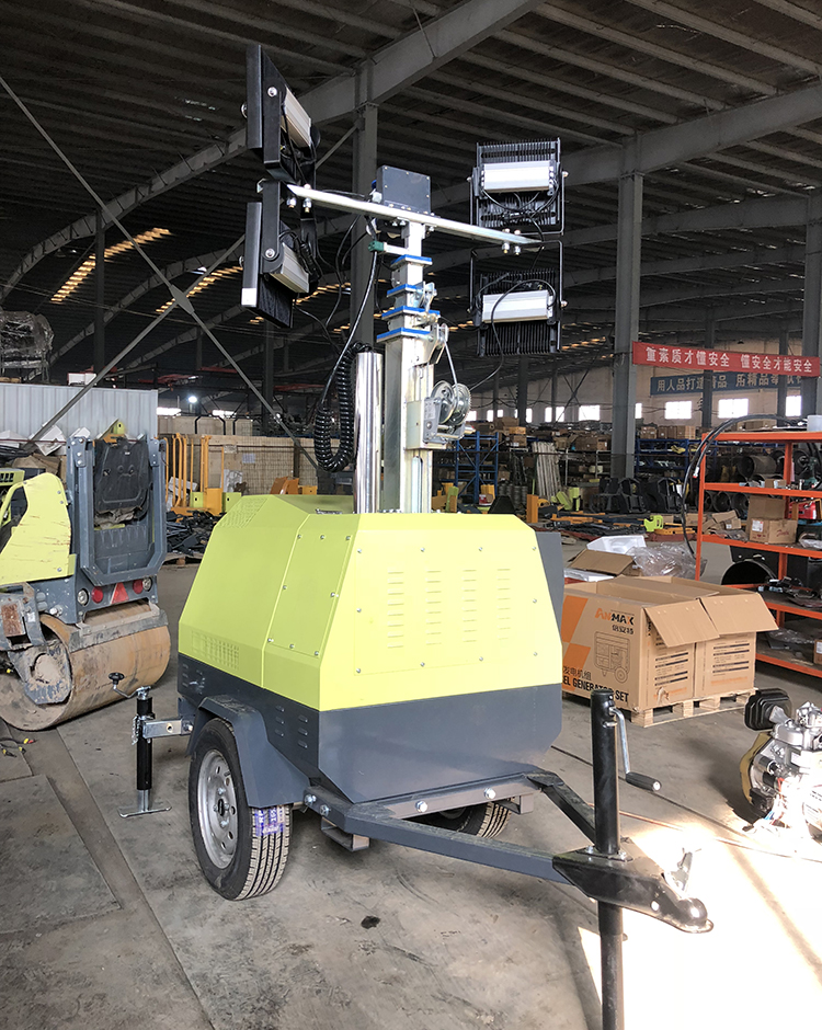 Xcmg Official Manufacturer 7m Trailer Mobile Construction Emergency Led