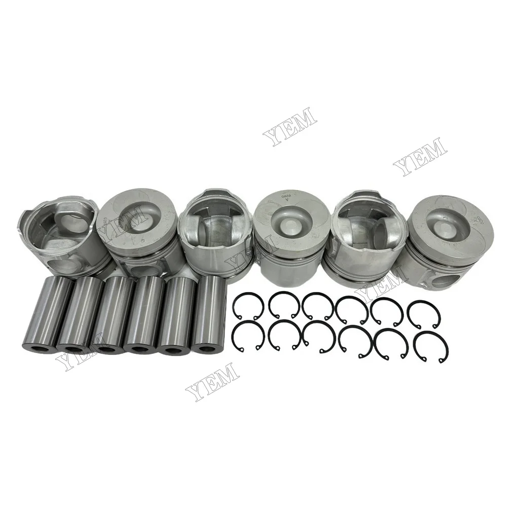 Piston Kit Suitable for Doosan / for Develon DB58 Diesel Engine Spare Parts 4