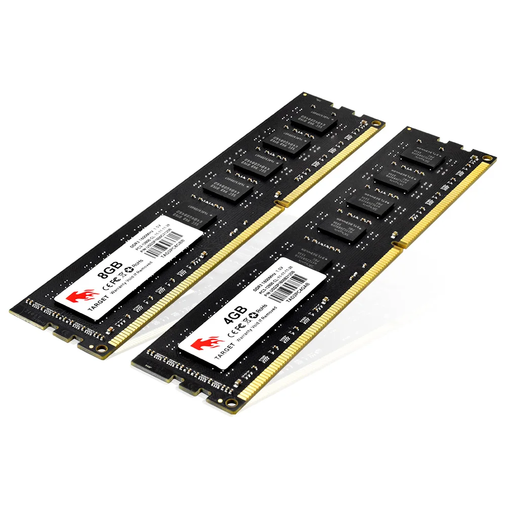 目标批发内存RAM DDR3 4GB 8GB 1333MHz 1600MHz DDR3大容量RAM内存用于