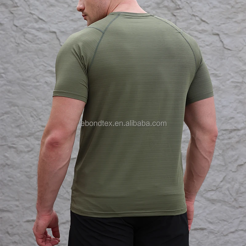 New Casual Mens Sports Clothes Fitness Gym Wear Plain Tee T Shirt