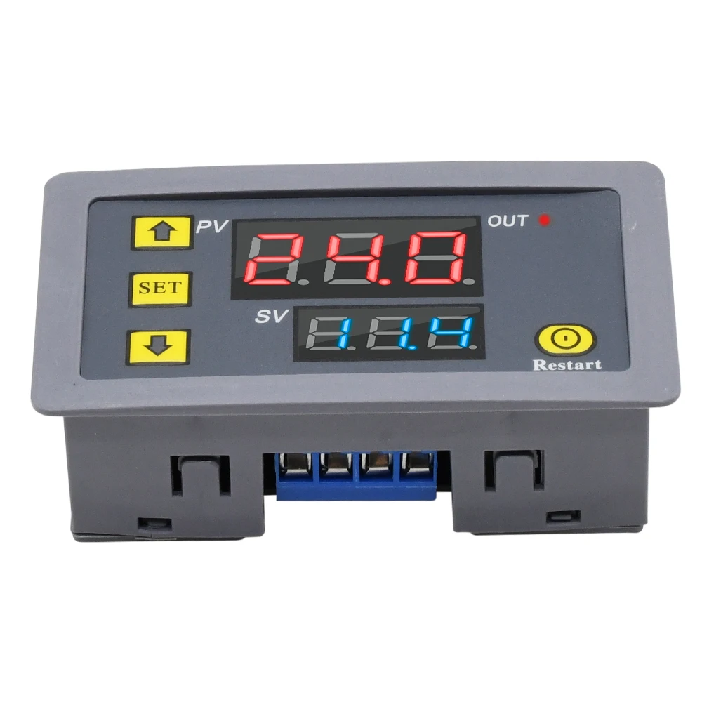 AC 110V-220V LED Dual Display Cycle Timing Delay Timer Relay Module 0-999 Horas