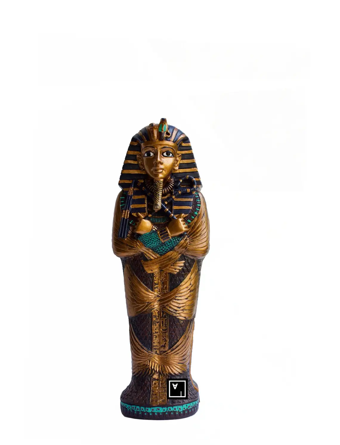 Egyptian King Tutankhamun Pharaoh Sarcophagus Mummy Sculpture Figurine ...