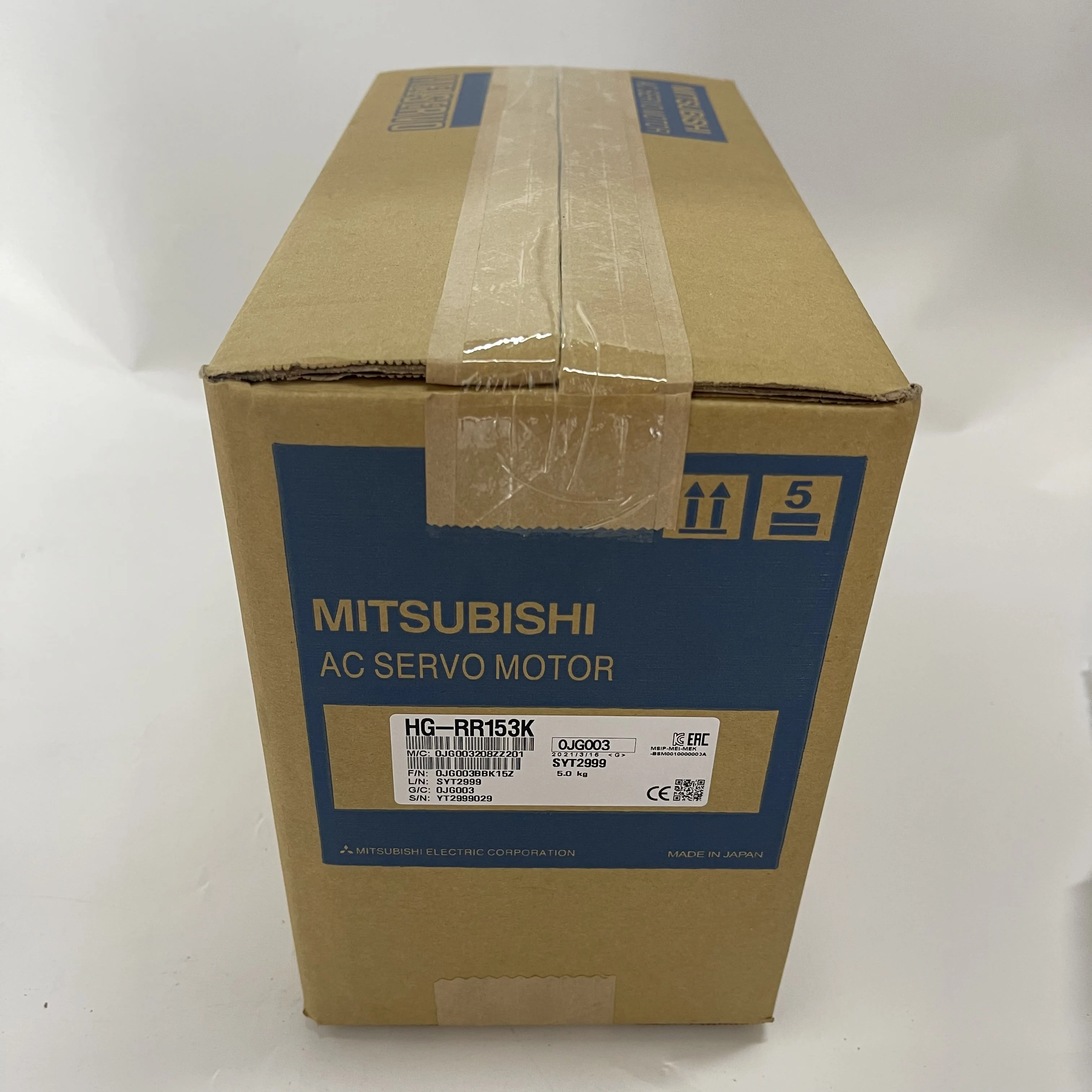 Mitsubishi AC Servo Motor HG-RR153K