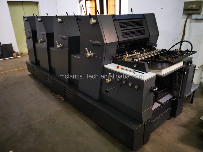 Refurnished GTO Four Color Offset Printing Machine Compatible with Heidelberg