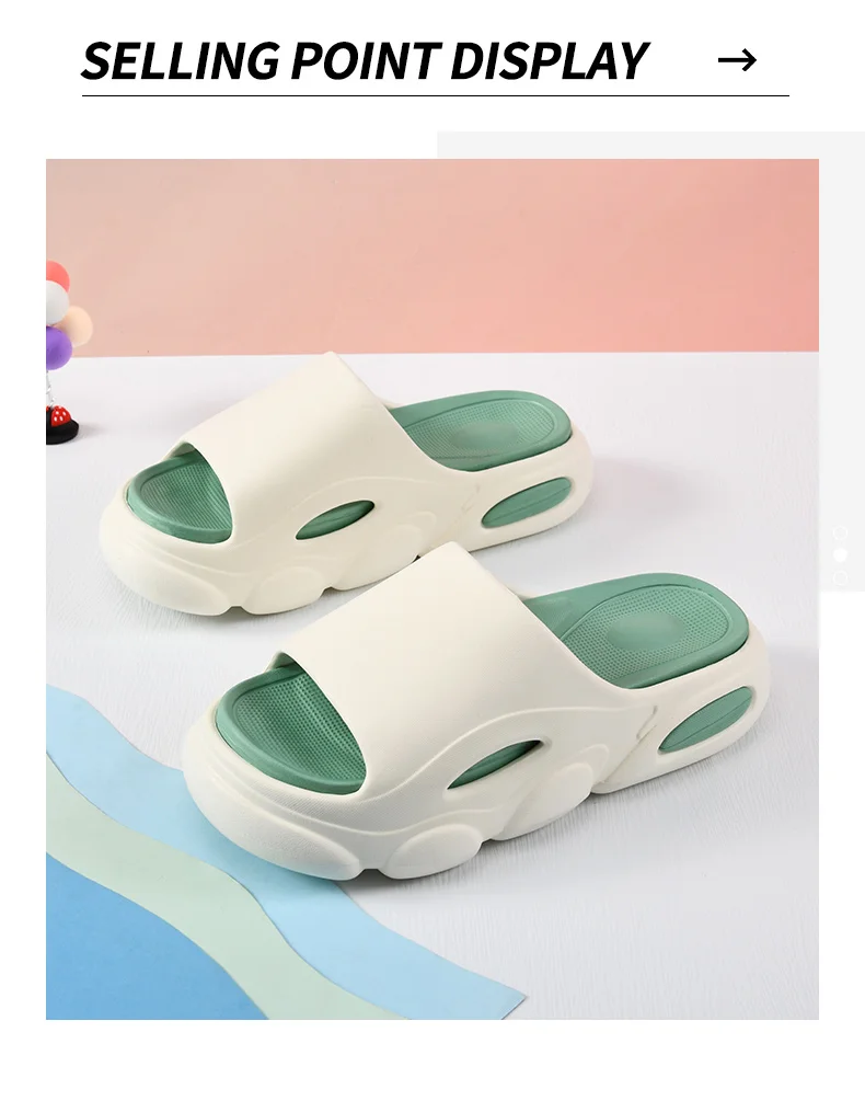 Custom Designer Printed Slides Slippers Customize Eva Soft Bathroom