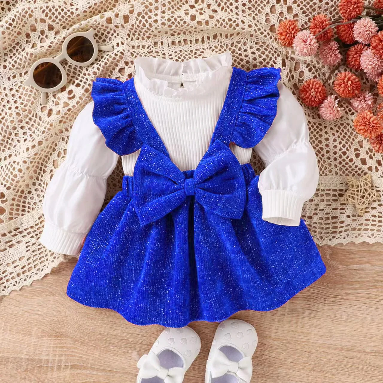 designer baby dresses Signature Ribbed main image 1