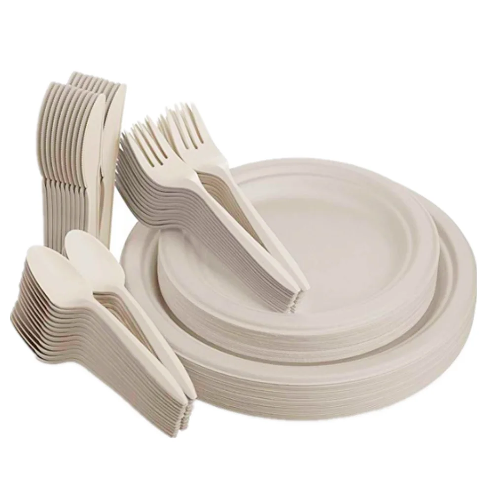 Wholesale 9 Inch Customised Round Disposable Dinnerware Paper Dinner