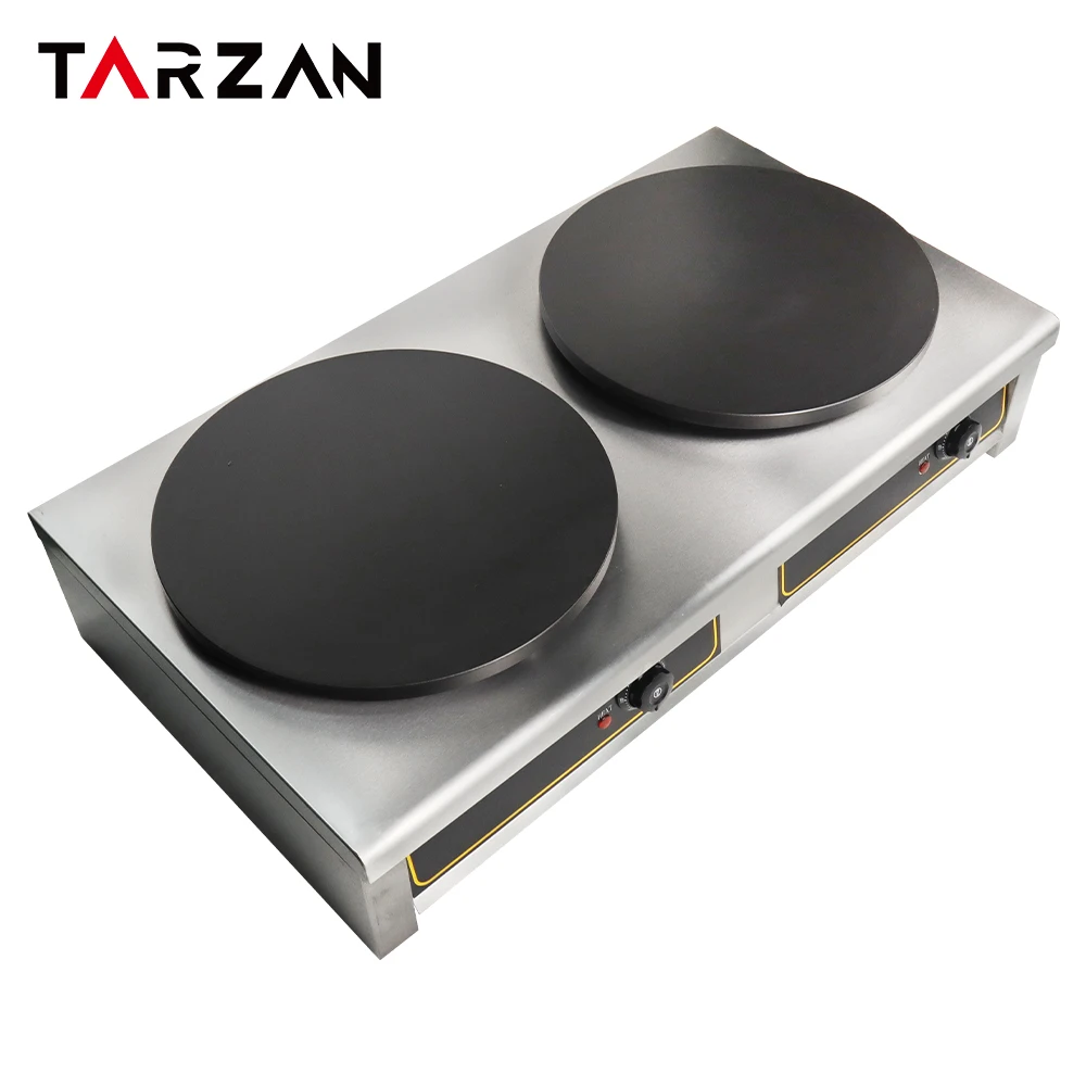 Commercial Automatic Pancake Maker Machine Crepe Maker Fabricante De Crepes Hot Plate Industrial Electric Crepe Making Machine