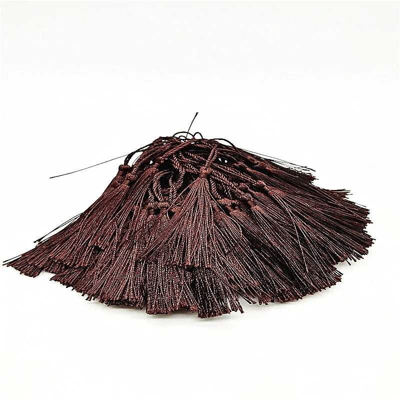 
 Красный зеленый сапфировый коричневый цвет Смешанные Оптовые кисточки для украшения дома в наличии 13 см шелковые кисточки оптом  