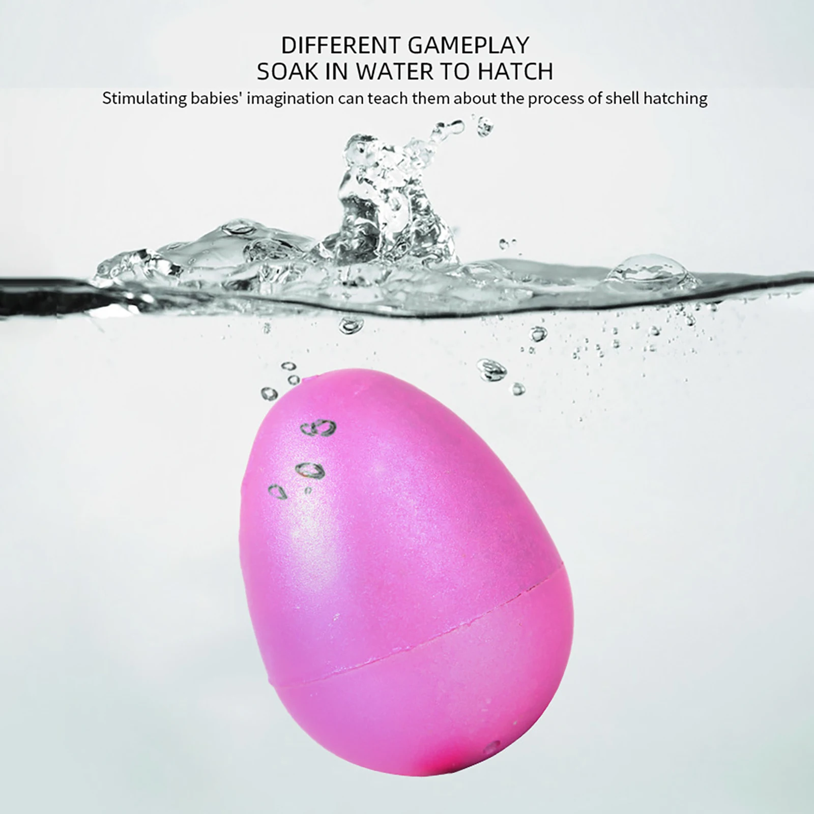Surprising Little Yellow Duck Toy Shell That Dissolves in Water Hatches and Grows Like an Egg for Children Water-growing Toys