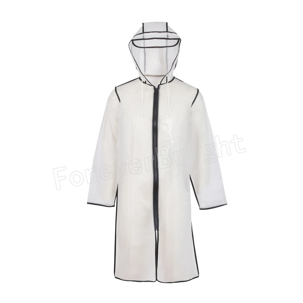 Eco-friendly Eva Transparent Rain Coats With Black Piping For Adults - Buy  Rain Coats For Adults,Transparant Jacket,Rain Coat Adult Transparent  Product on Alibaba.com