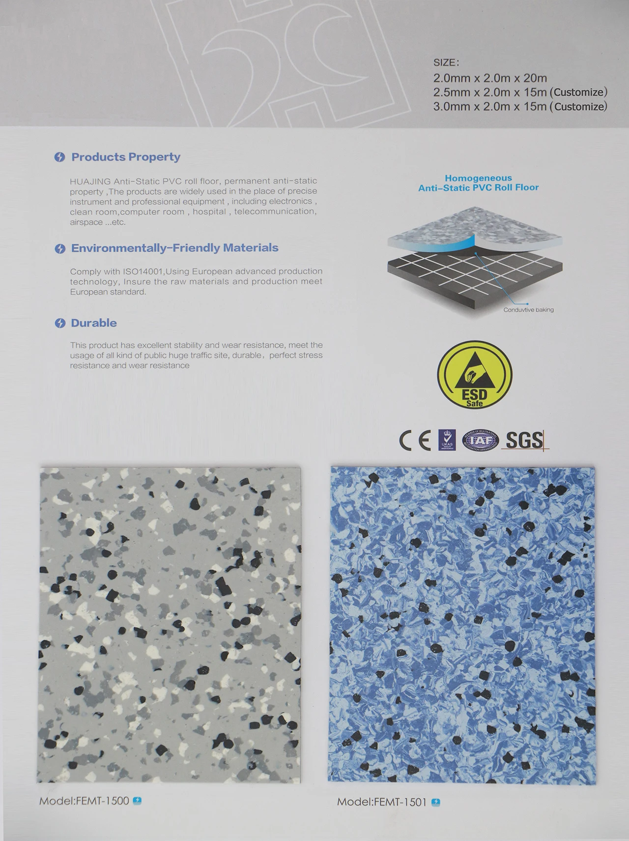 Hot Sale Durable Homogeneous Pvc Flooring Used Dance Flooring Floorshell