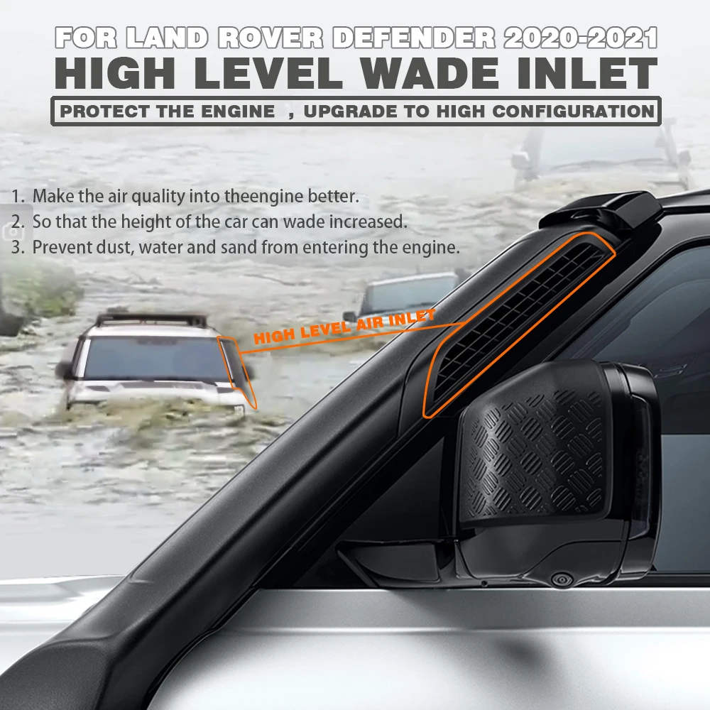 1セット 車用ABSプラスチックエアインテークパーツセット オート