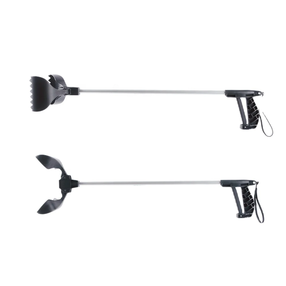 Foldable Gargage Reacher Grabber Sticker Pooper Scooper For Disabled