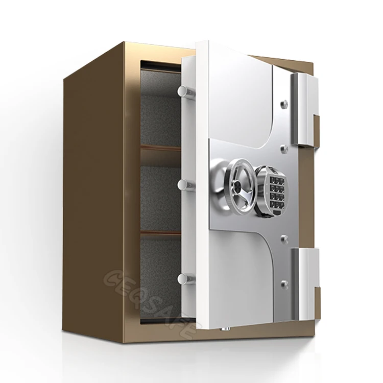 CEQSAFE Large Steel Office Home Secure Work Fire Safe Box with Electronic Digital Lock Safe Box Fireproof