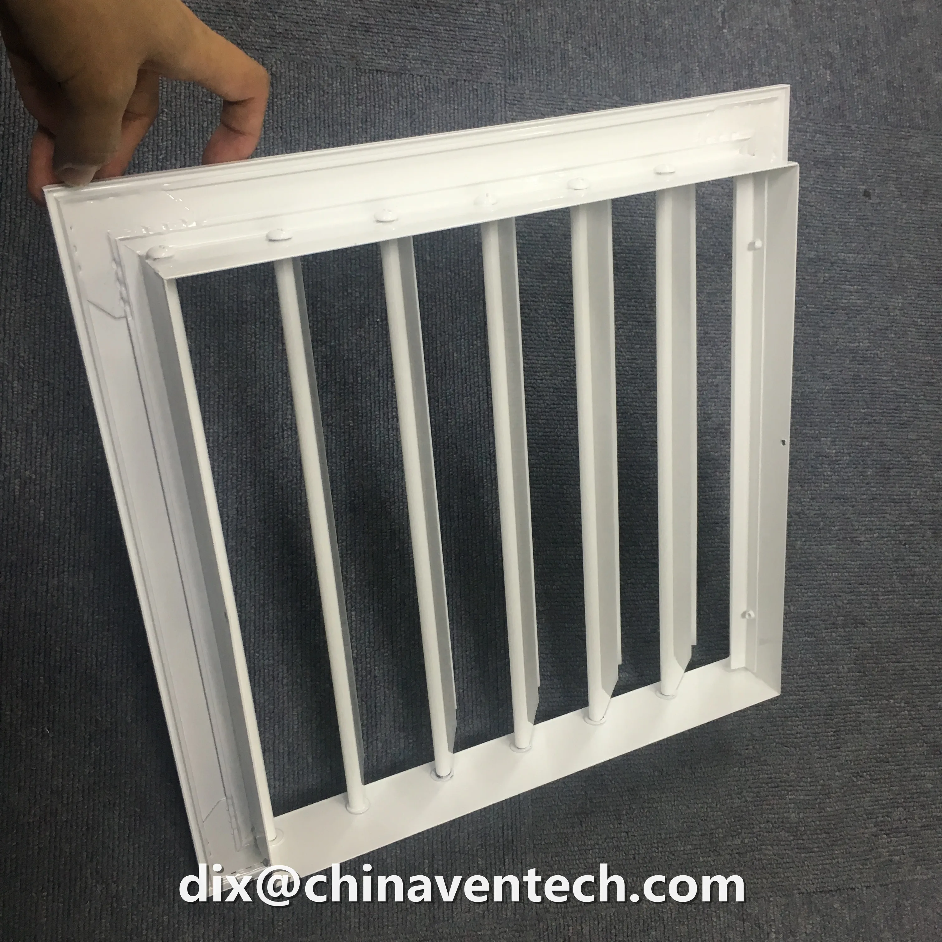 Hvac high quality aluminum ventilation one way gravity air louver vents