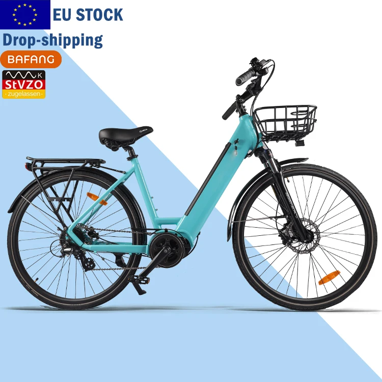 BAFANG 250w Electric Bike with Torque Sensor 8-Speed Derailleur