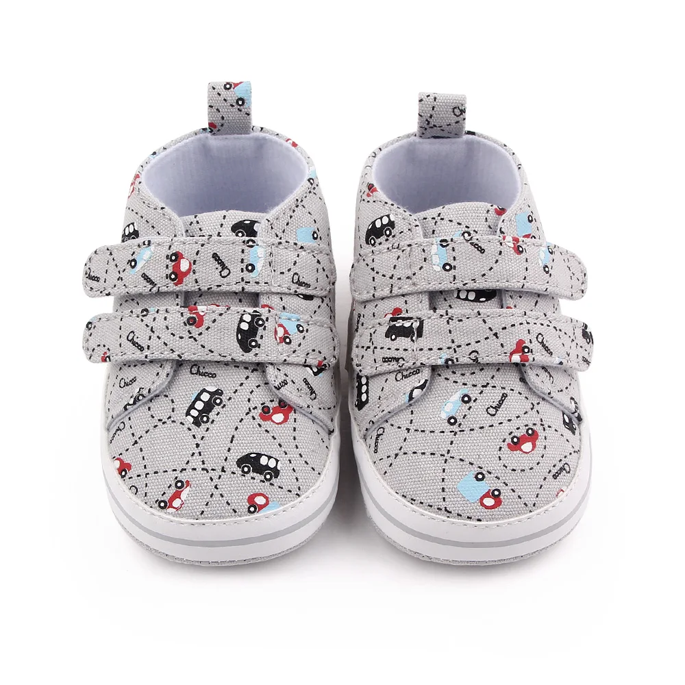 Newborn toddler shoes cartoon car casual baby shoes boys soft sole kids shoes factory