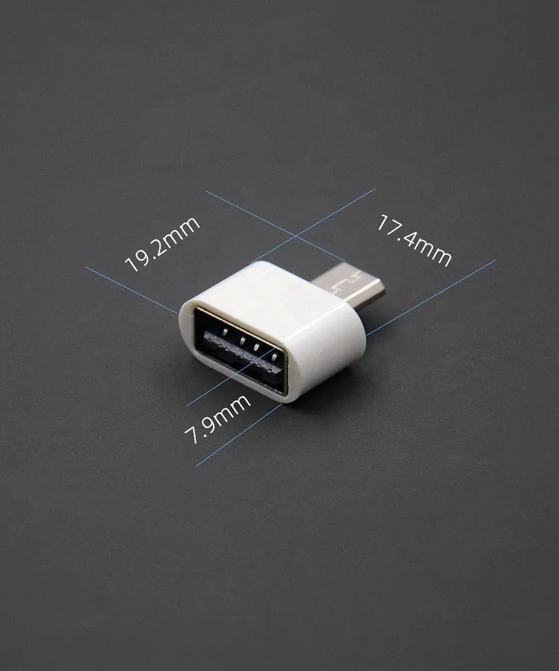cantell micro usb otg Type C Male to USB Cable Adapter Connector OTG Data