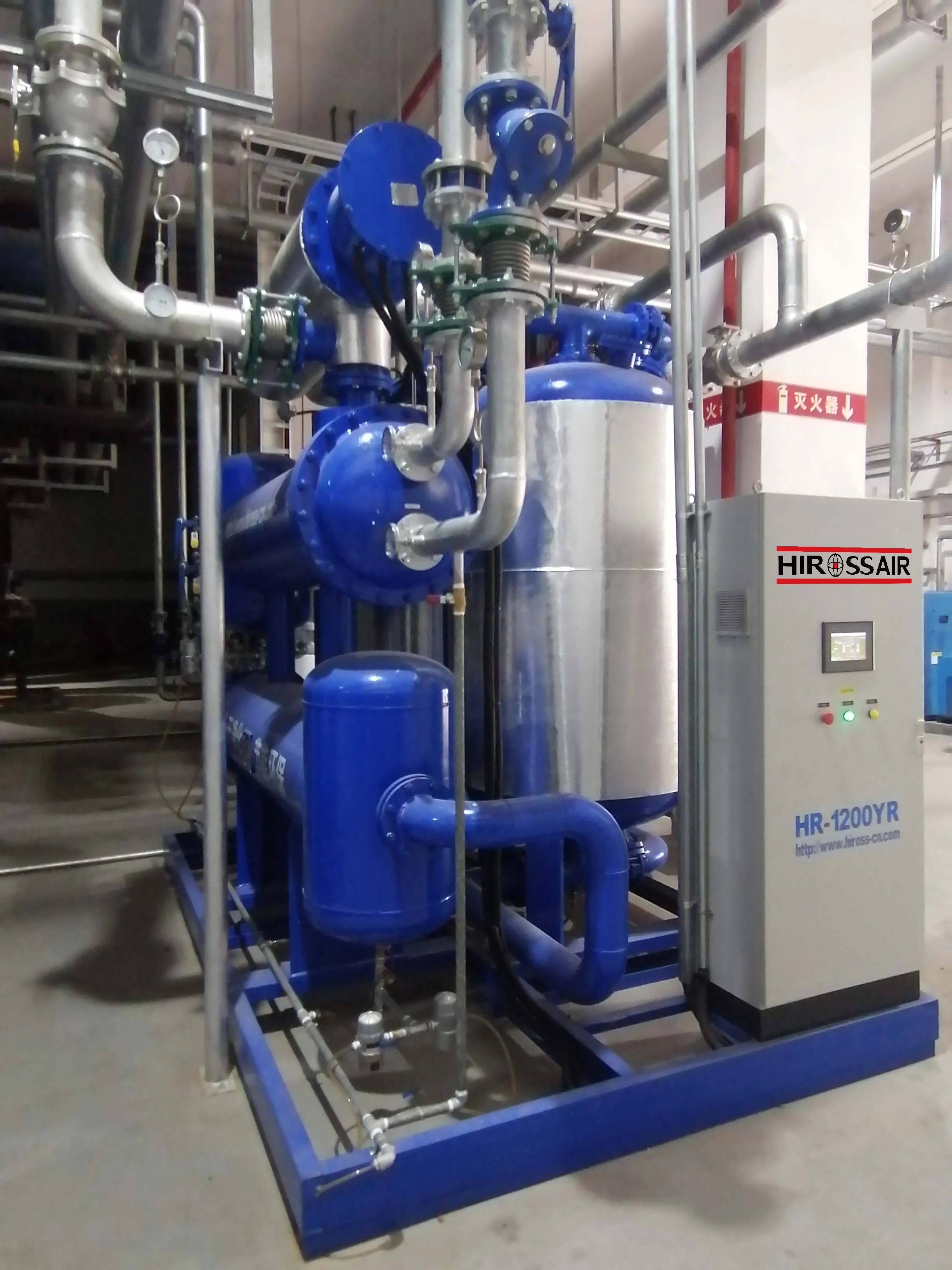 HIROSS factory supply customized zero consumption Air Blast regenerated Adsorption Dryer