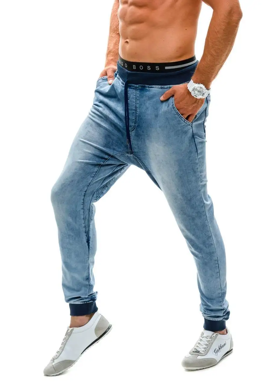 Fashionable stretchable banded jeans for men