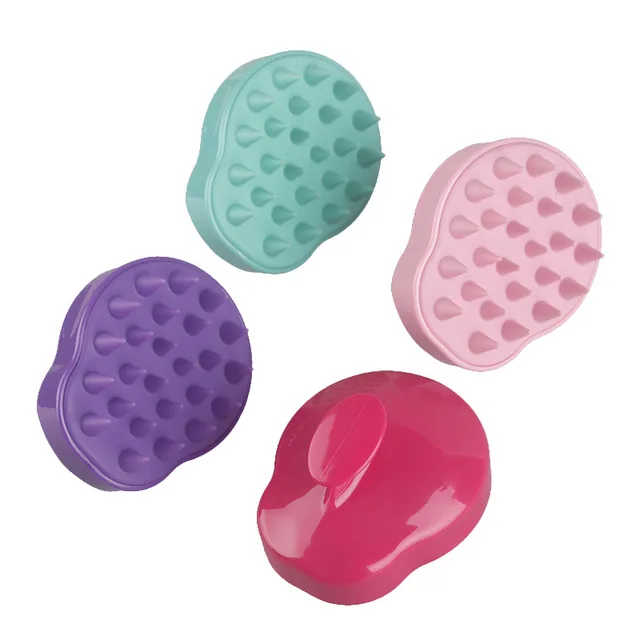 Hot sell personalized food grade silicone brush shower bath hair scalp massage brush