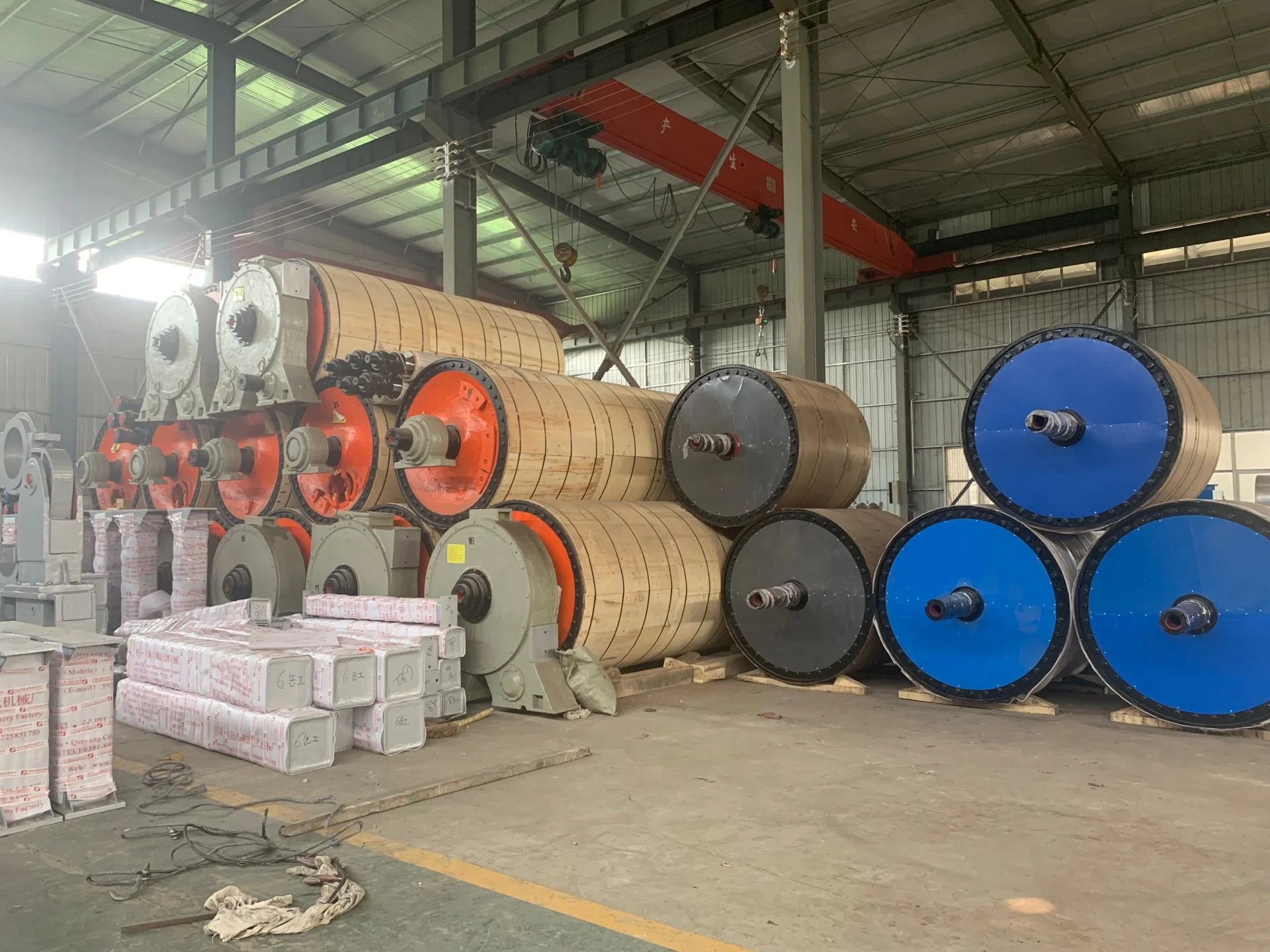 Paper Product Making Machinery Part Drying Section Cast Iron Yankee Dryer Cylinder for Toilet / Kraft Paper Making