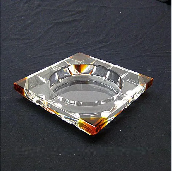 wholesale cheap crystal ashtray crystal cigar ashtray for home decoration