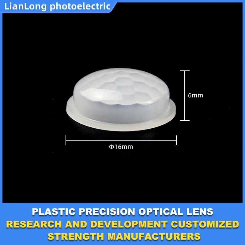 Factory Customization HDPE Plastic LED Lenses & Reflectors PIR Sensor Lens with Human Infrared Motion Sensor & LED Lights