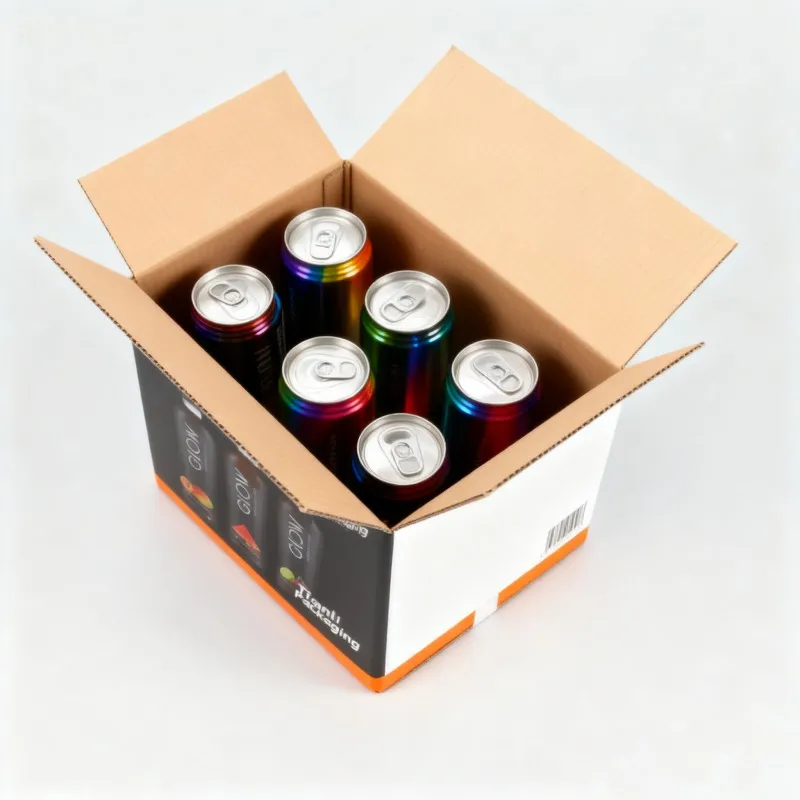 product customized design juice beverage packaging box soda beer corrugated paper box beverage can mailer box-6