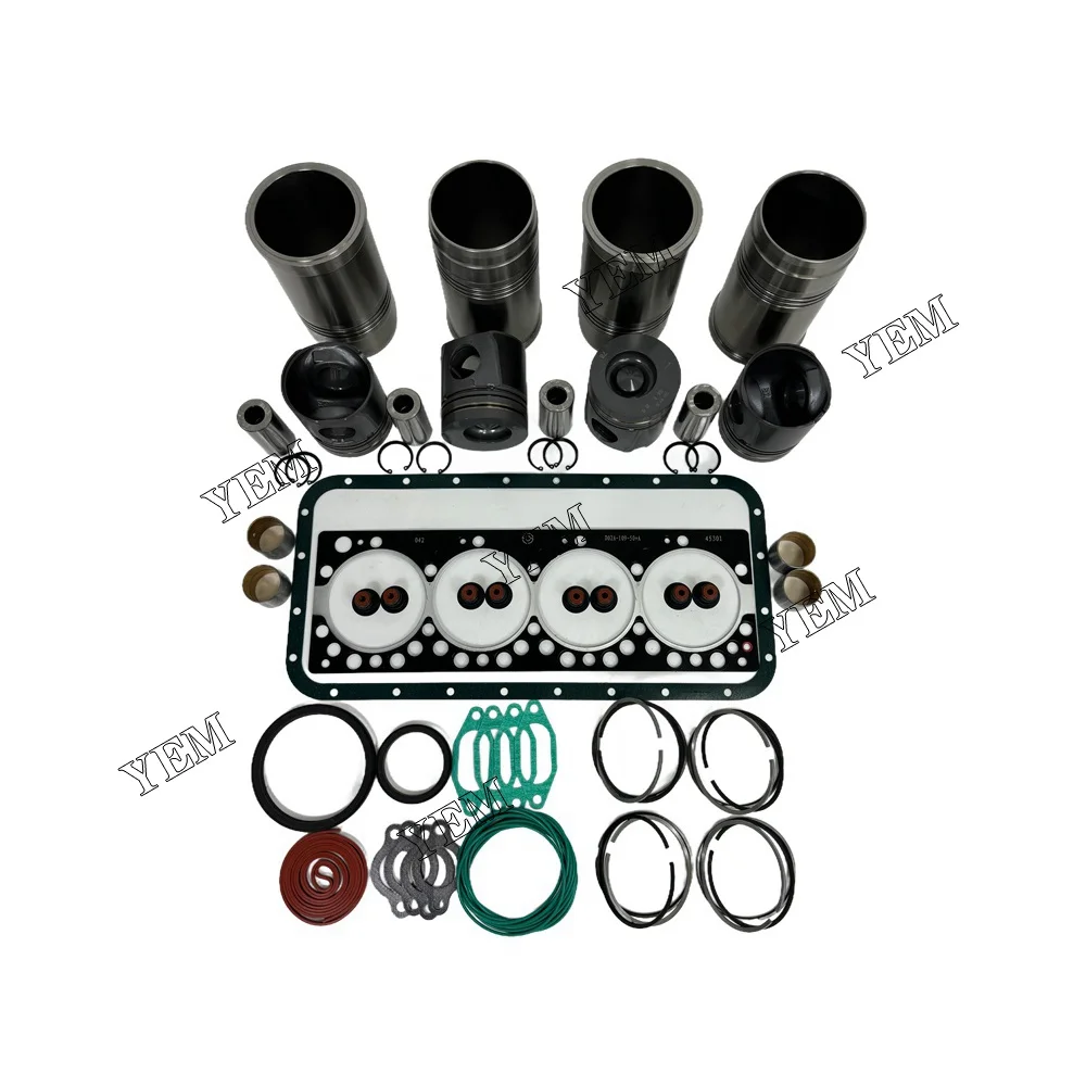 Overhaul Kit With Gasket Set Fit for SDEC D4114ZG3B Engine 6