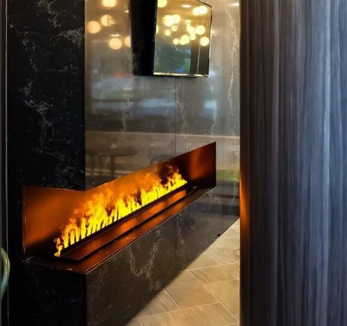Electric Fireplace, Steel, LED - detail 14