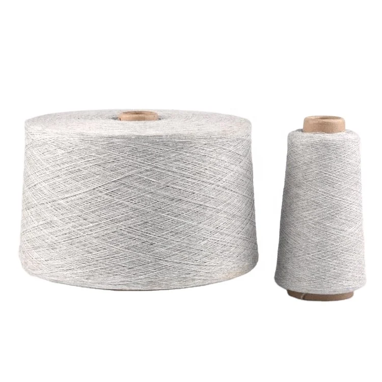 Factory direct 100 polyester Ne10s-Ne21s Ring spun recycled yarn used for socks, knitting and weaving